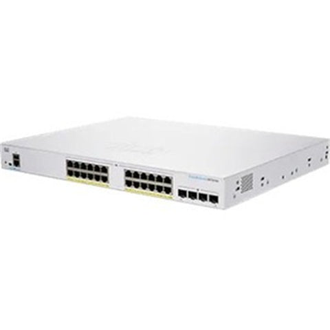 Cisco CBS350-24P-4X-AU CBS350 Managed 24-port GE, PoE, 4x10G SFP+ 195W PoE budget